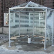 Raucherpavillon Genius für das Landgericht Aachen